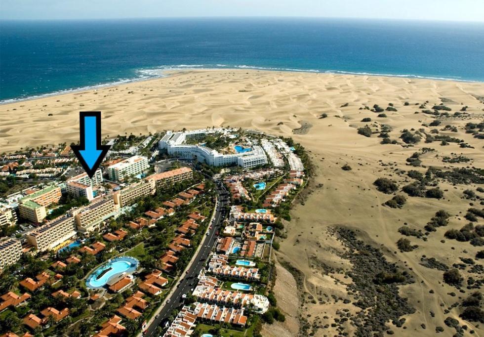 Fm Beach Home - Renovated Apartment With Swimming Pool Near Maspalomas Dunes & Beach Playa del Ingles  Luaran gambar