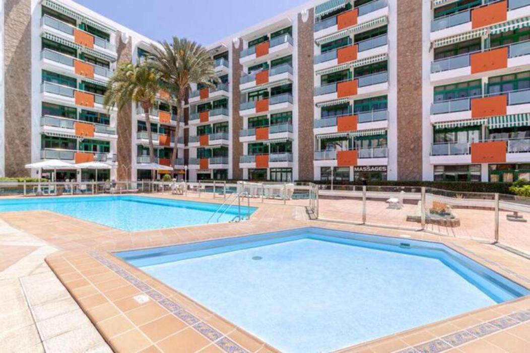 Fm Beach Home - Renovated Apartment With Swimming Pool Near Maspalomas Dunes & Beach Playa del Ingles  Luaran gambar